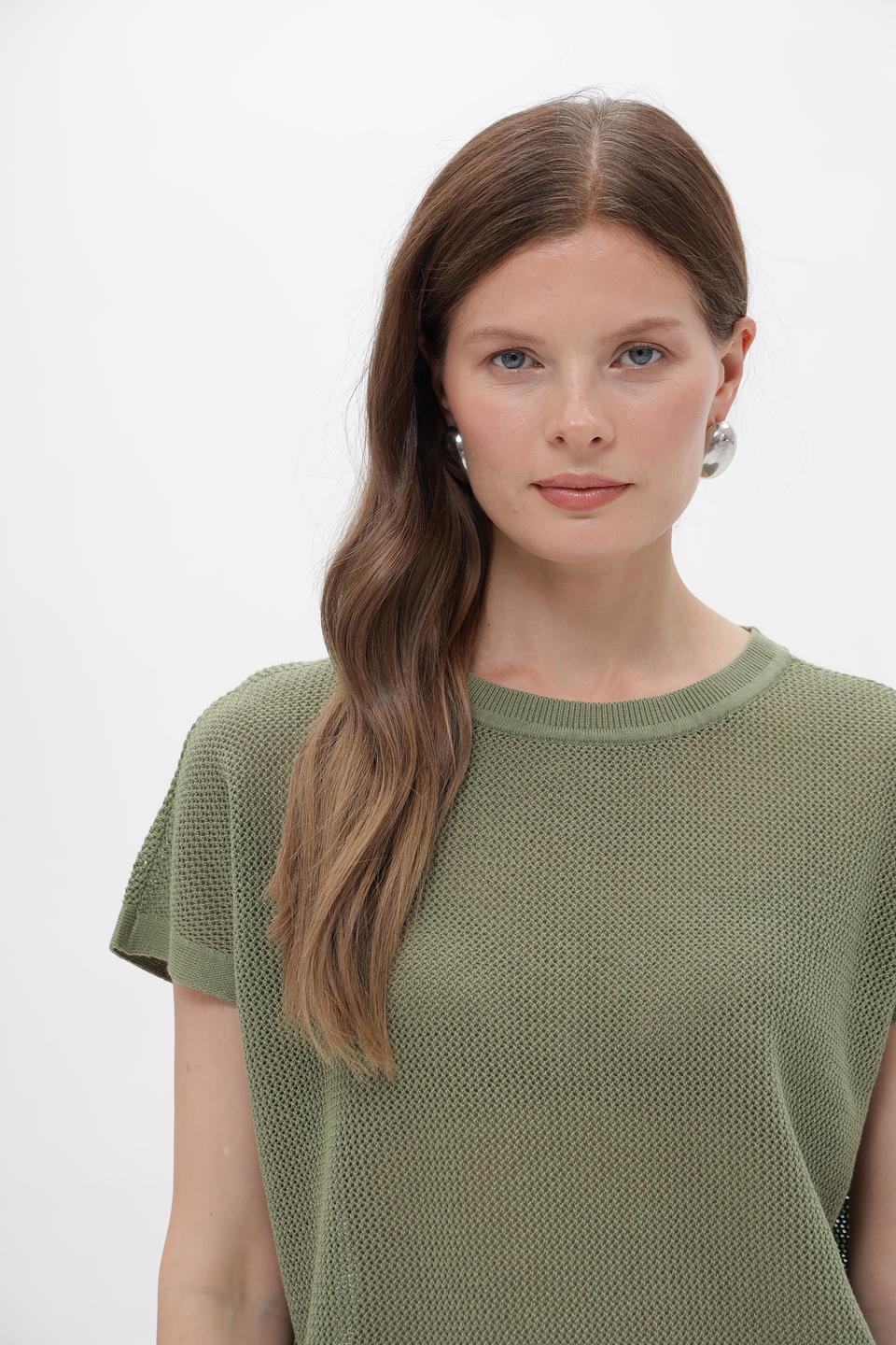 Пуловер Betty Barclay оливковый