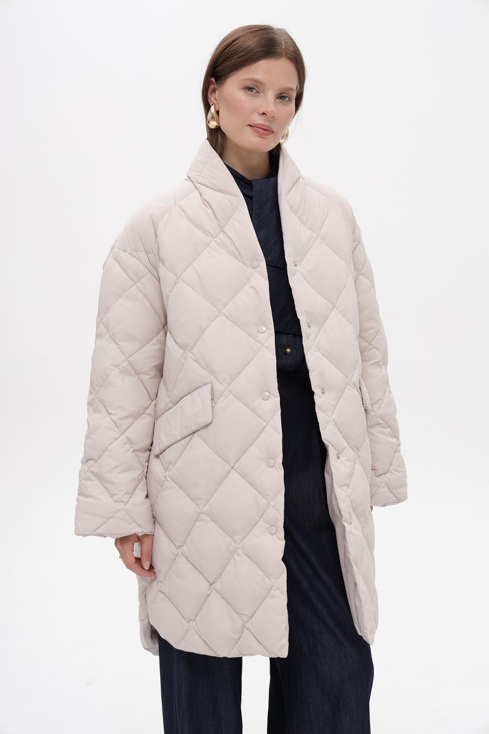 Куртка Marc Cain стеганая бежевая