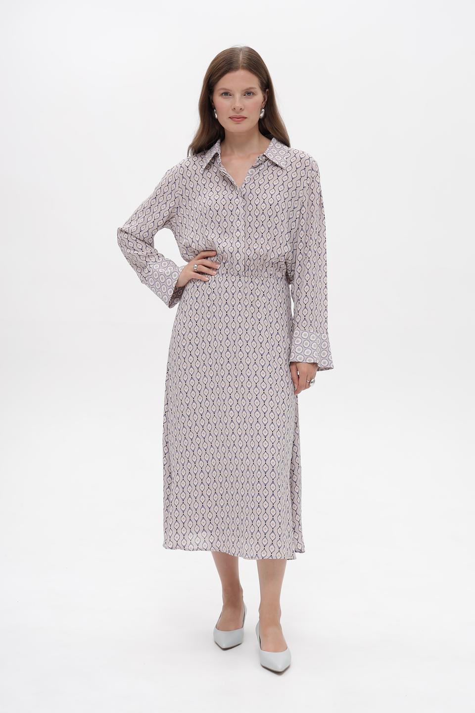 Платье Marc Cain с геометрическим принтом