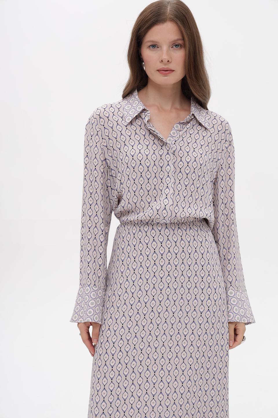 Платье Marc Cain с геометрическим принтом