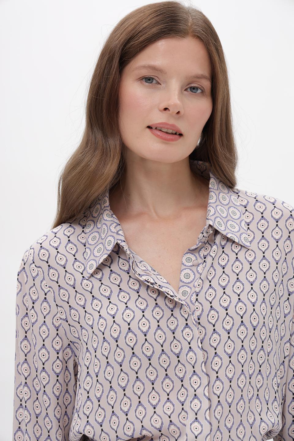 Платье Marc Cain с геометрическим принтом