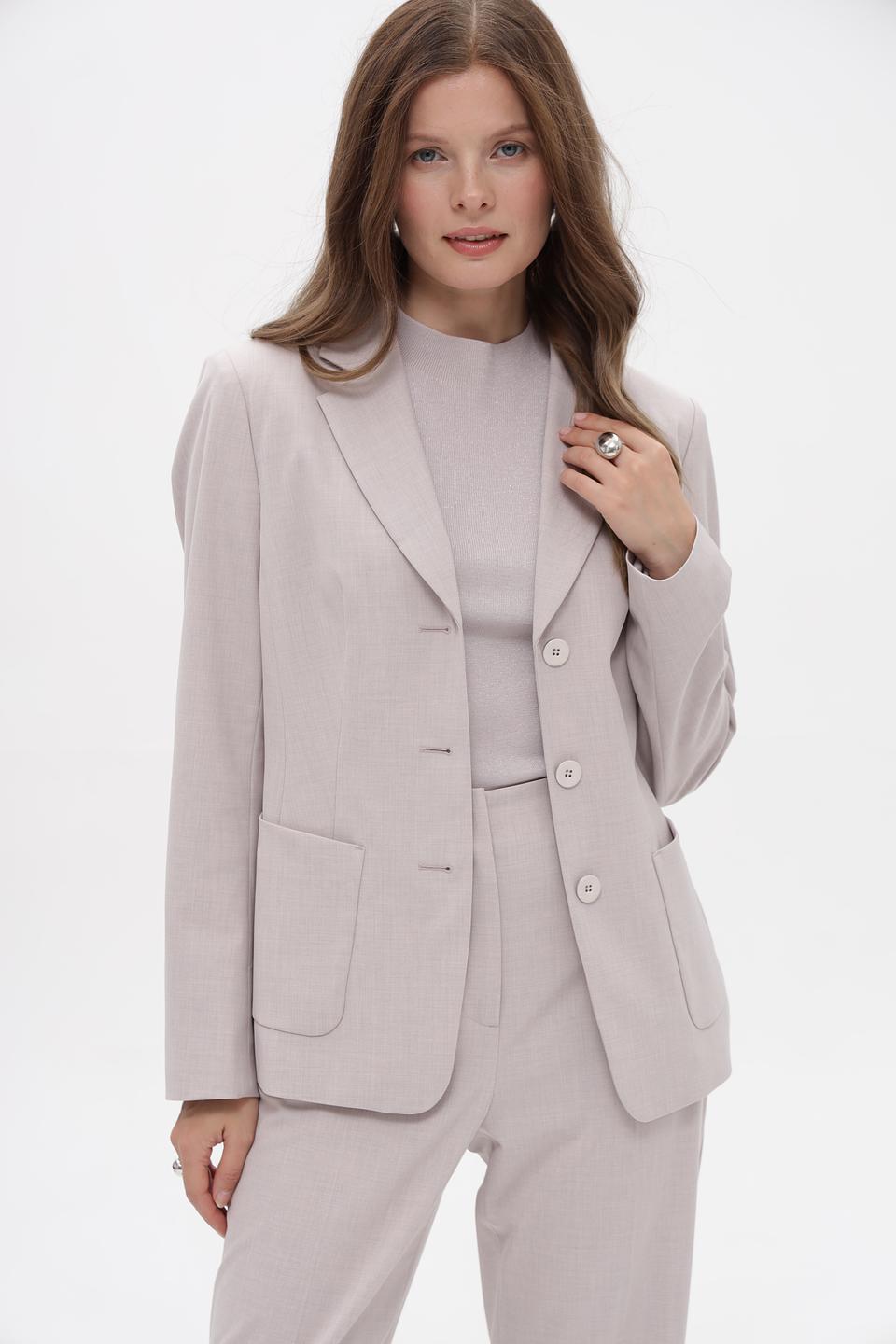 Жакет Marc Cain Collections светло-бежевый