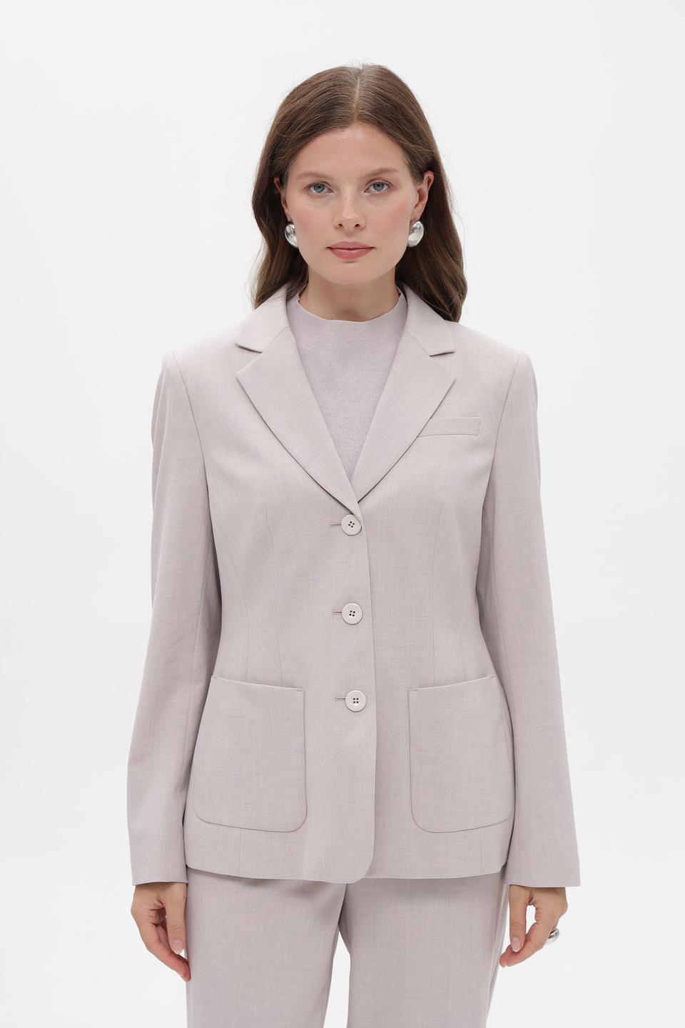 Жакет Marc Cain Collections светло-бежевый