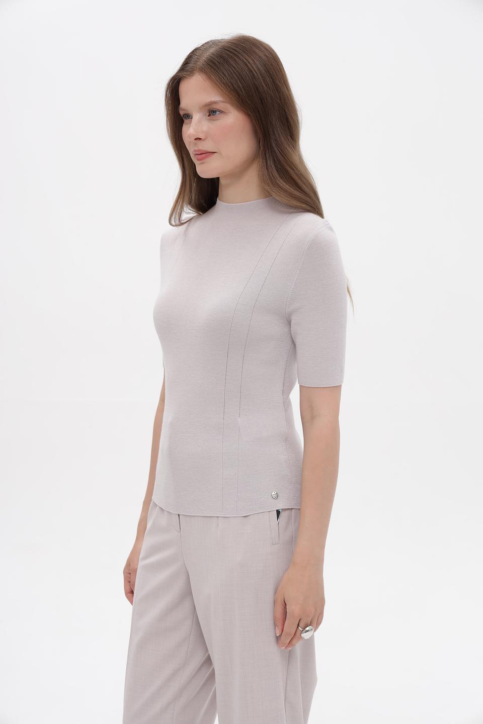 Пуловер Marc Cain светло-серый