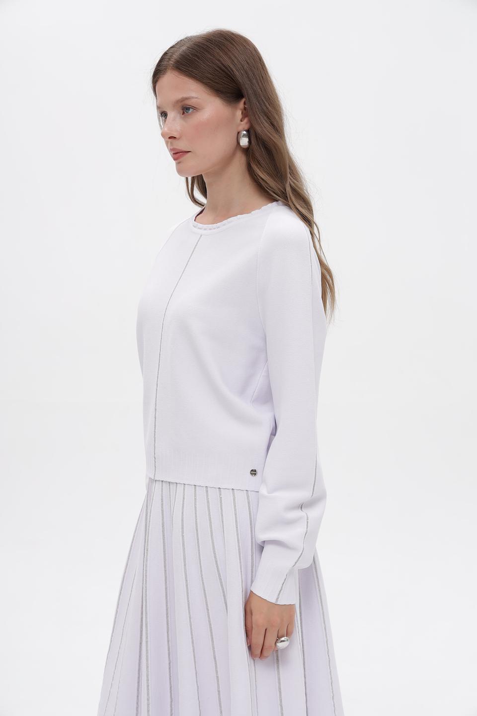 Пуловер Marc Cain светло-лиловый