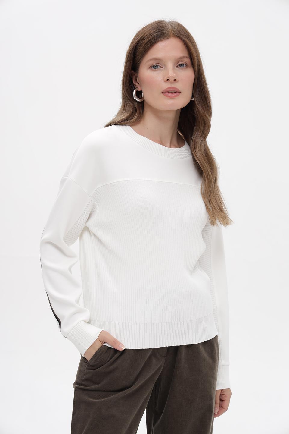 Пуловер Marc Cain с полосками