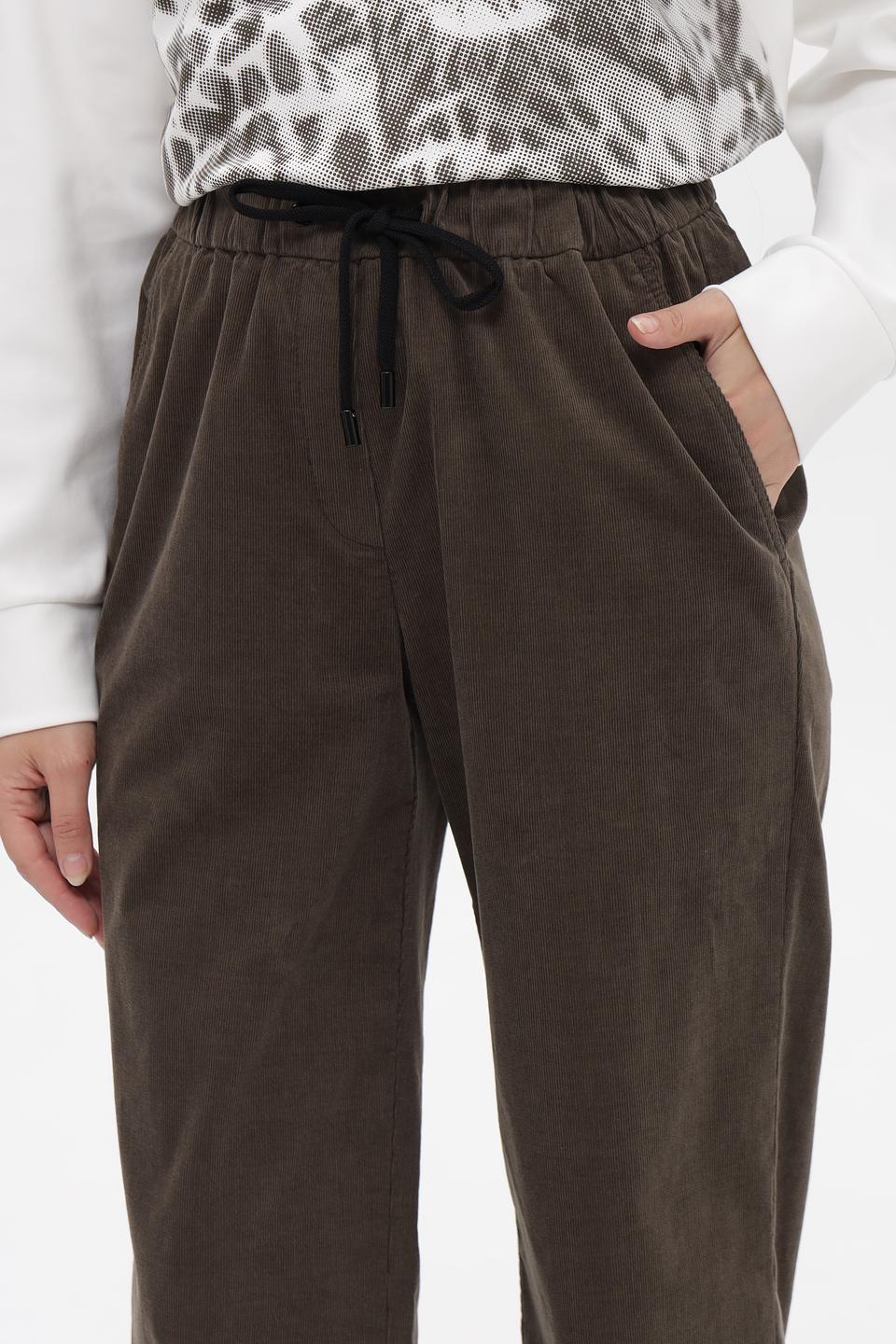 Брюки Marc Cain хаки с поясом