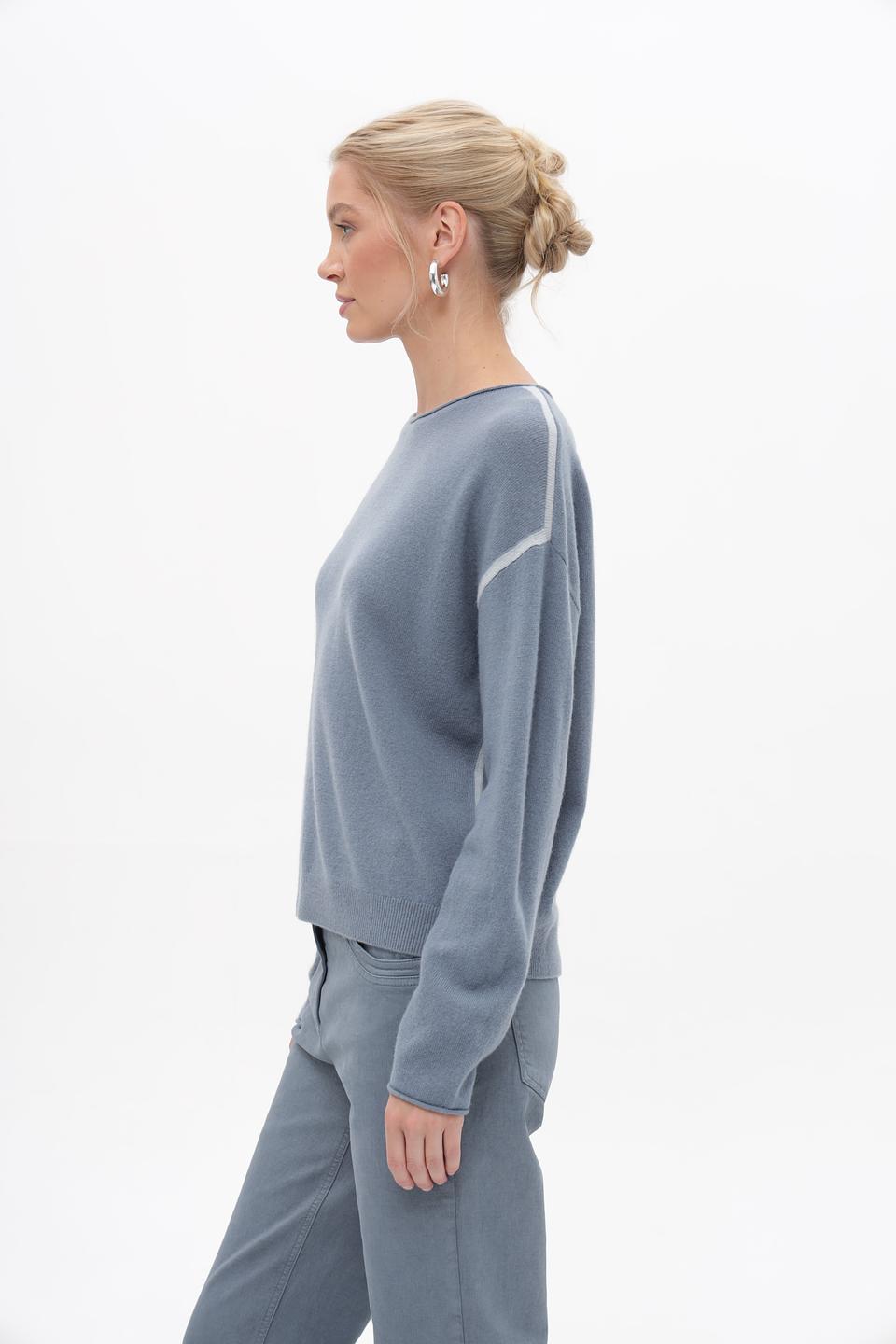 Пуловер Luisa Cerano серый