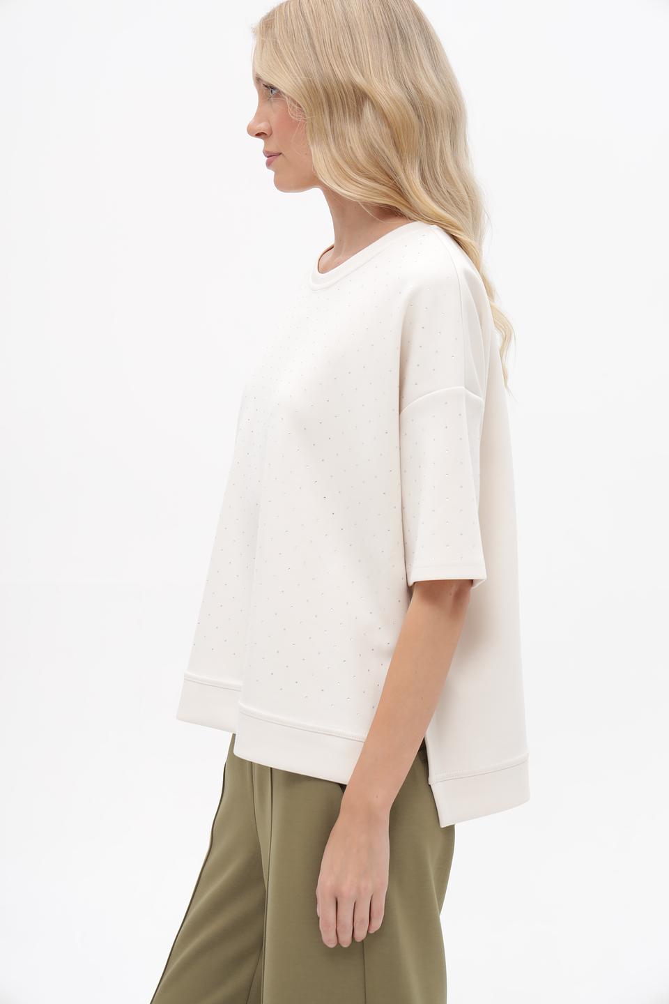 Футболка Lecomte с вышивкой