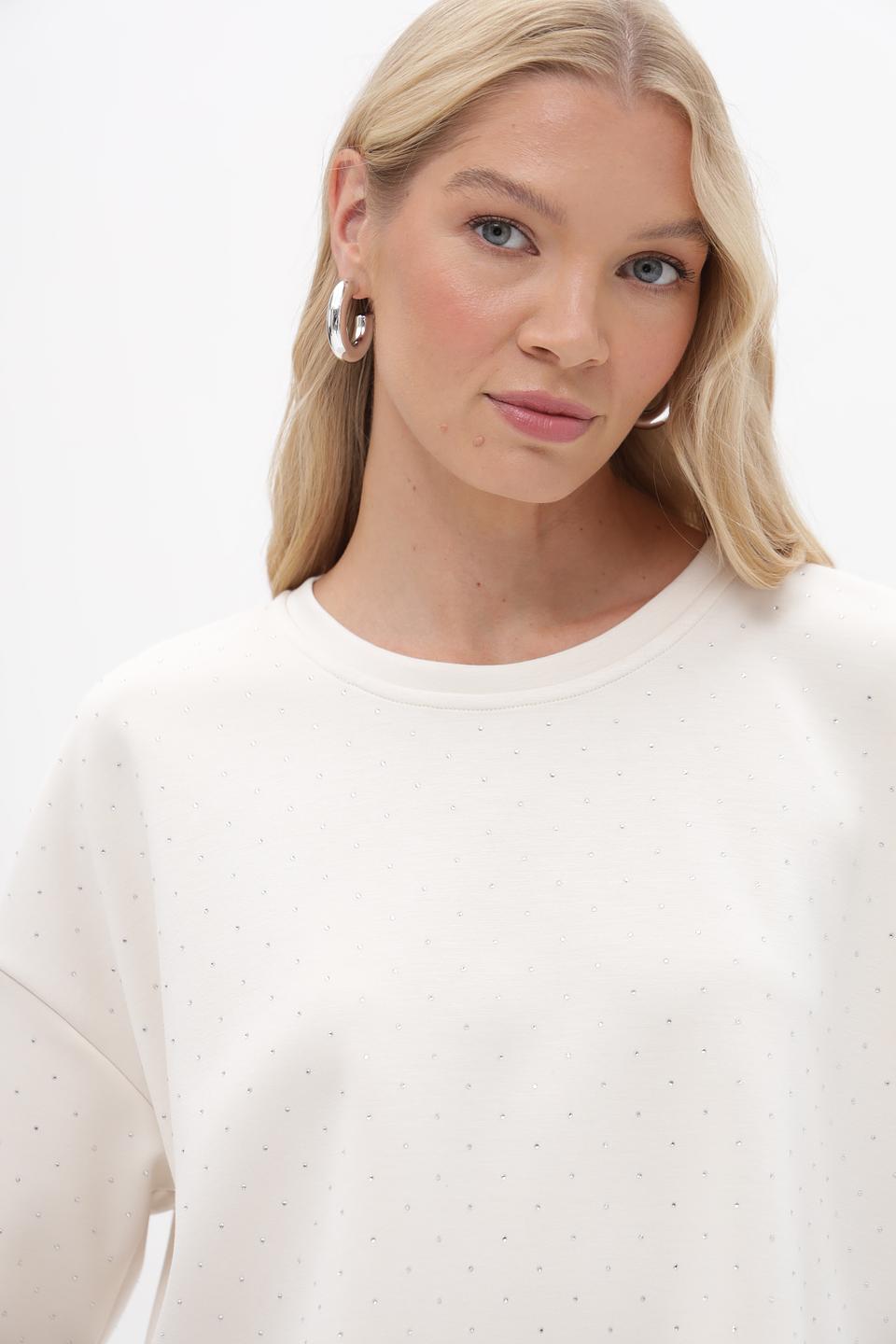 Футболка Lecomte с вышивкой