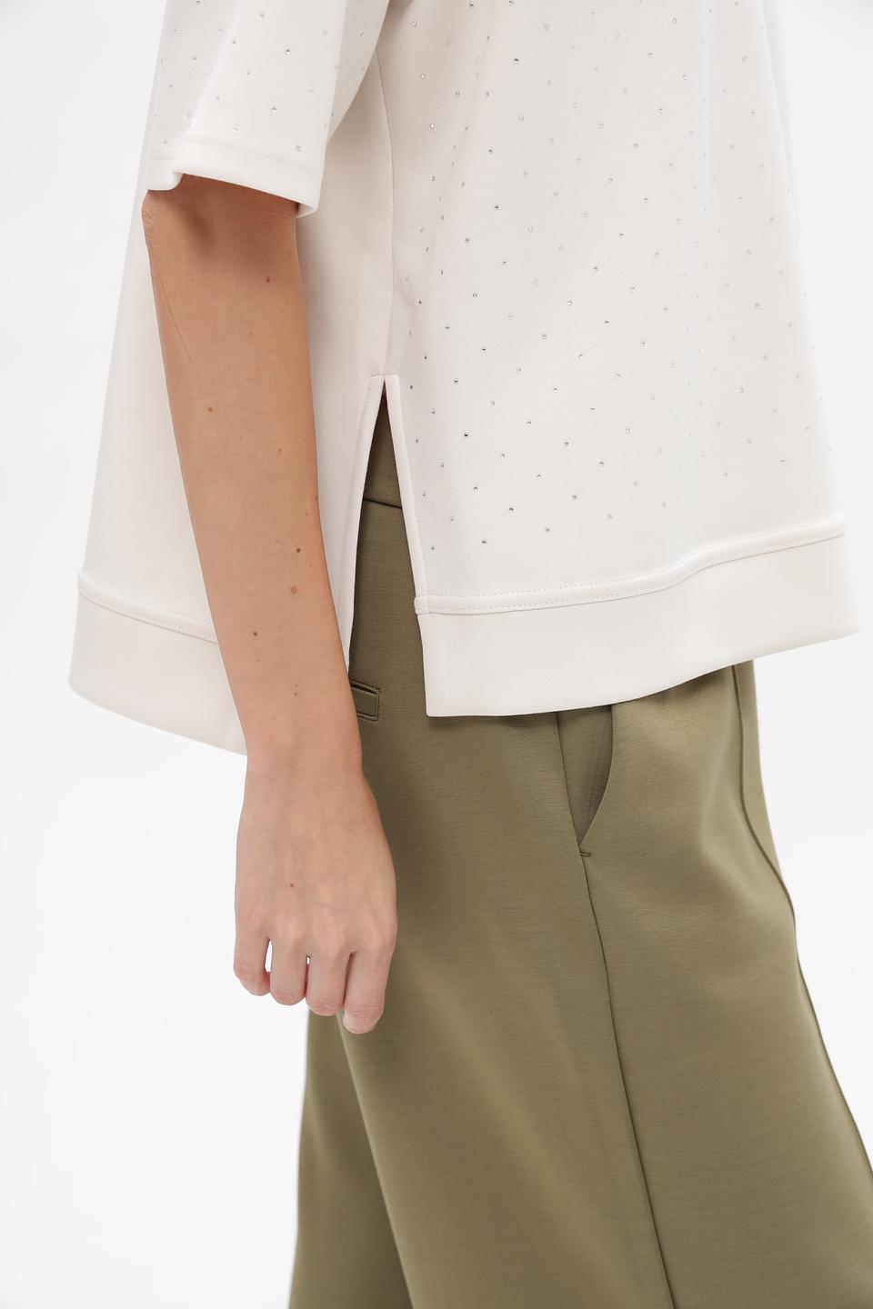 Футболка Lecomte с вышивкой