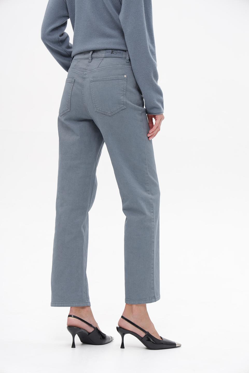 Джинсы прямые Luisa Cerano серые