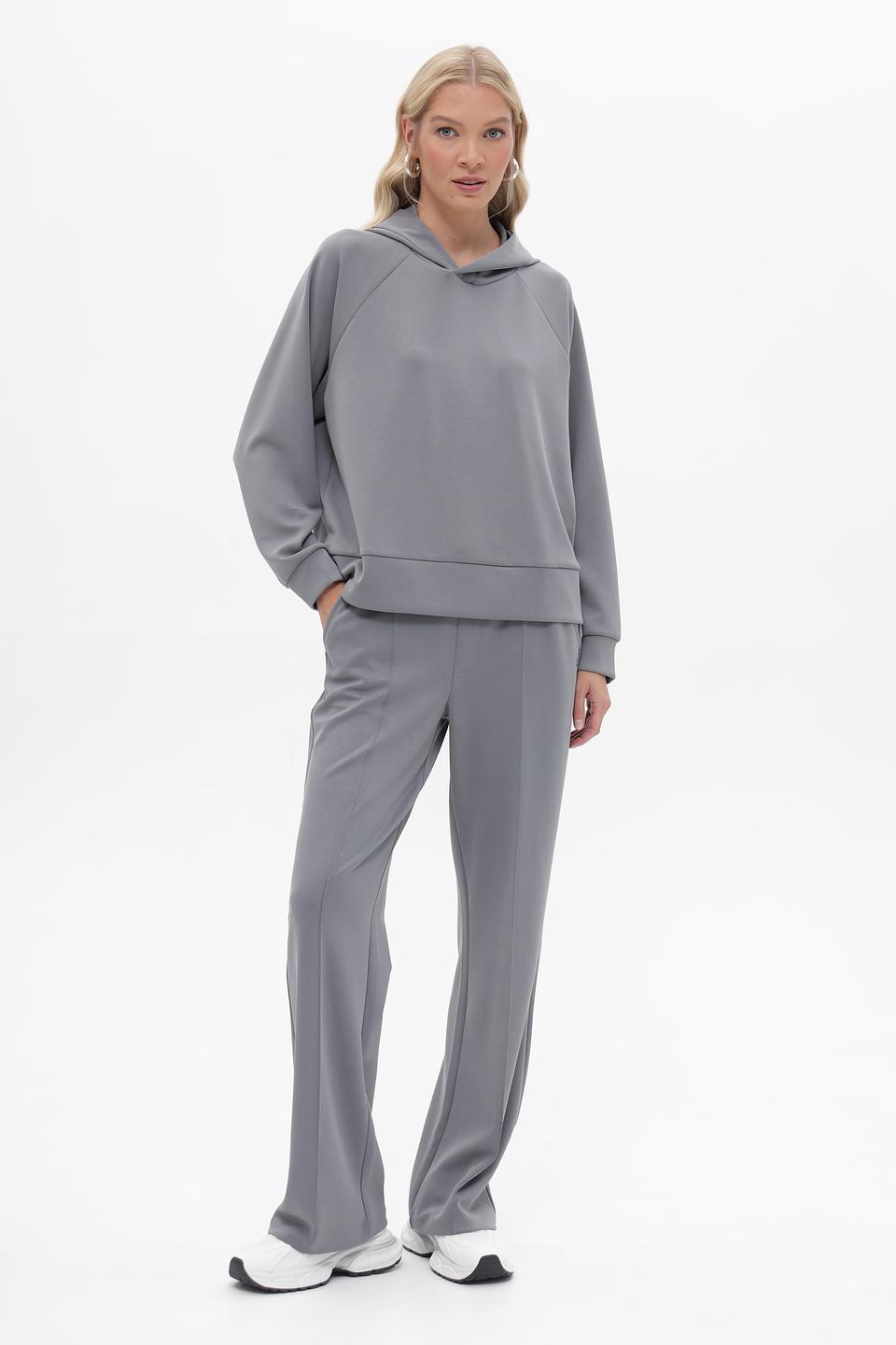 Брюки трикотажные Bugatti серые