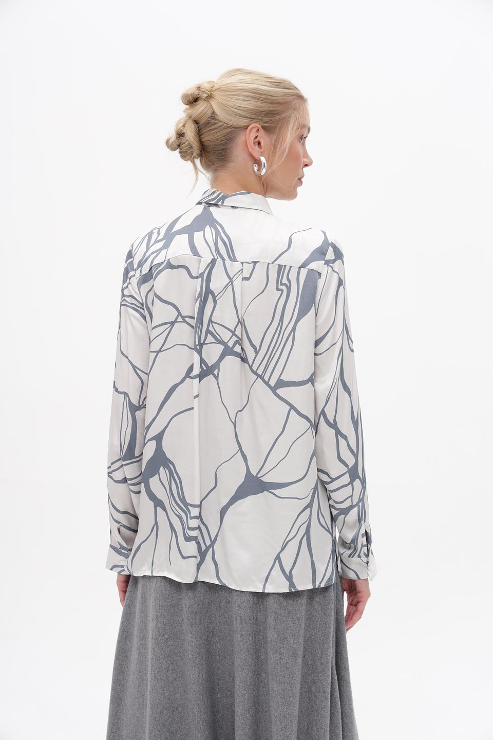 Блузка Bugatti с абстрактным рисунком