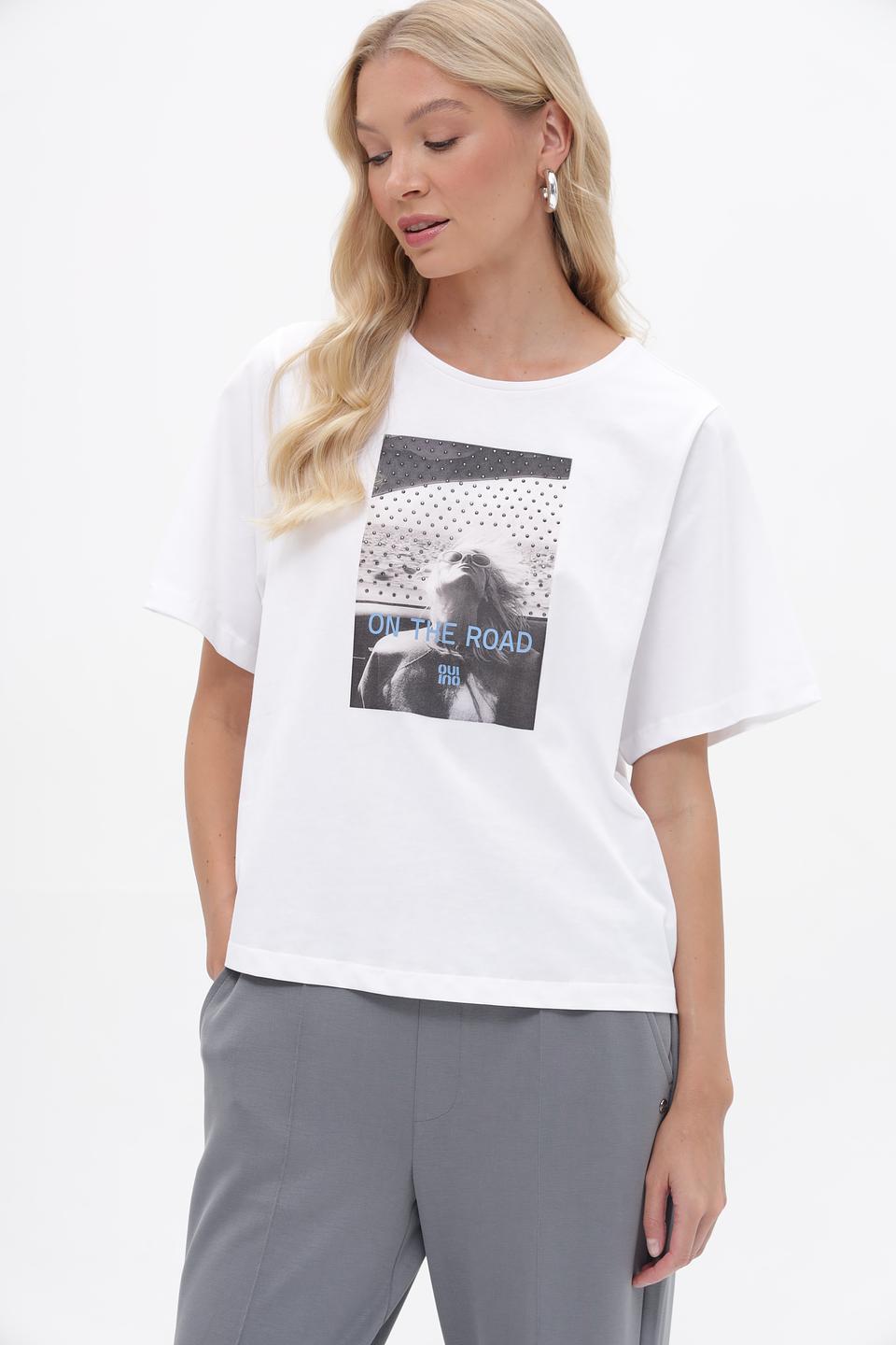 Футболка Oui с принтом