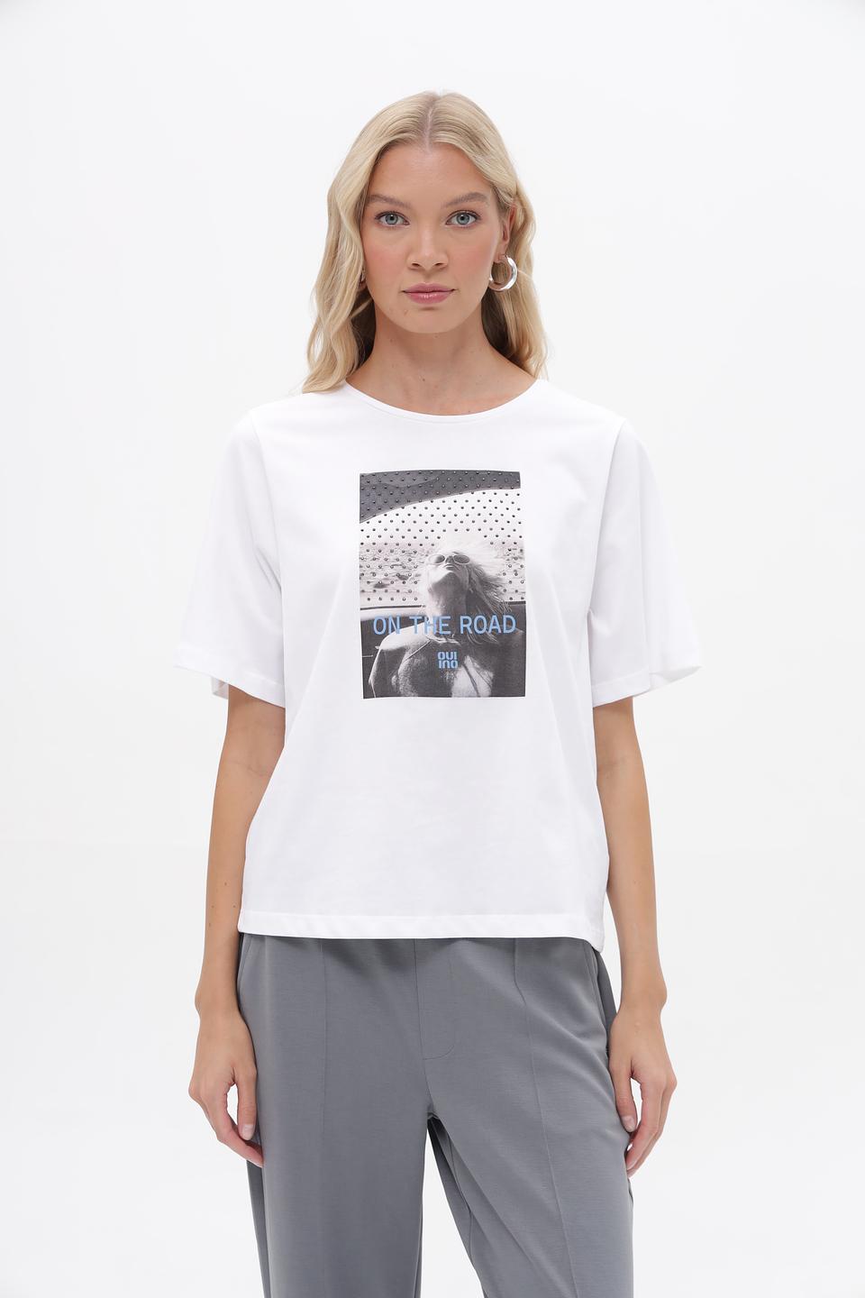 Футболка Oui с принтом