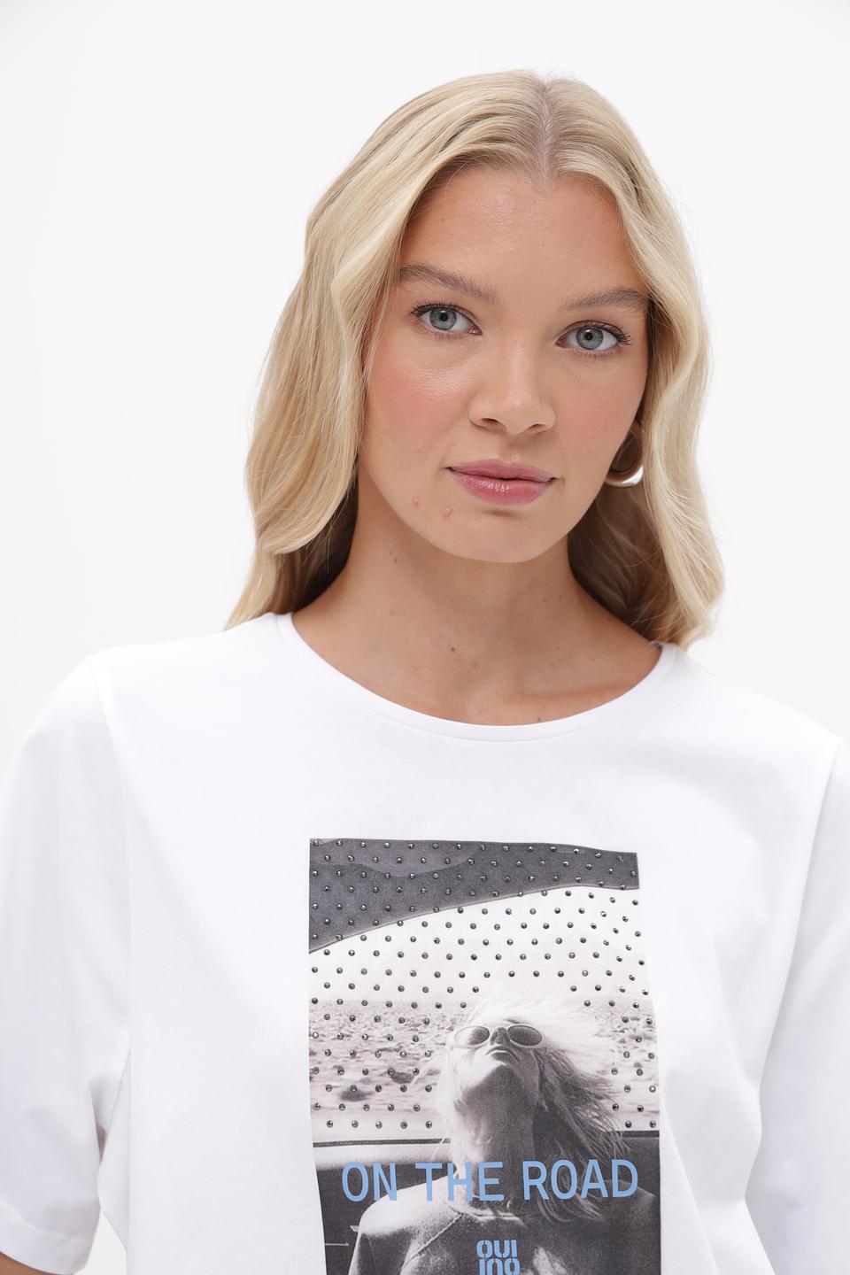 Футболка Oui с принтом