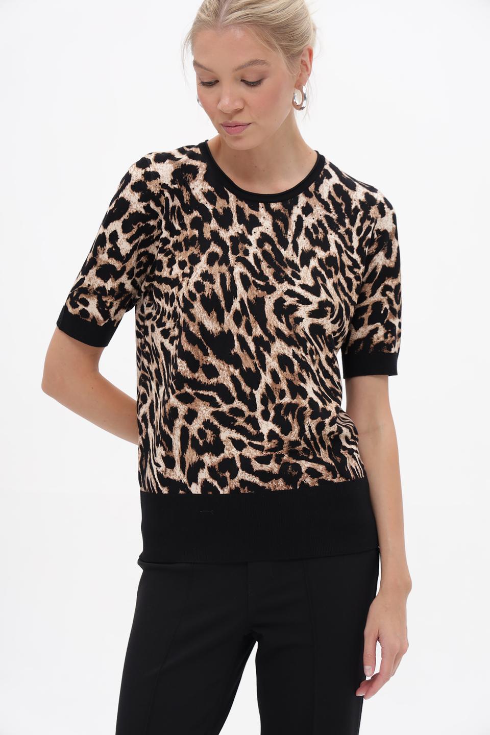 Пуловер Betty Barclay с леопардовым принтом