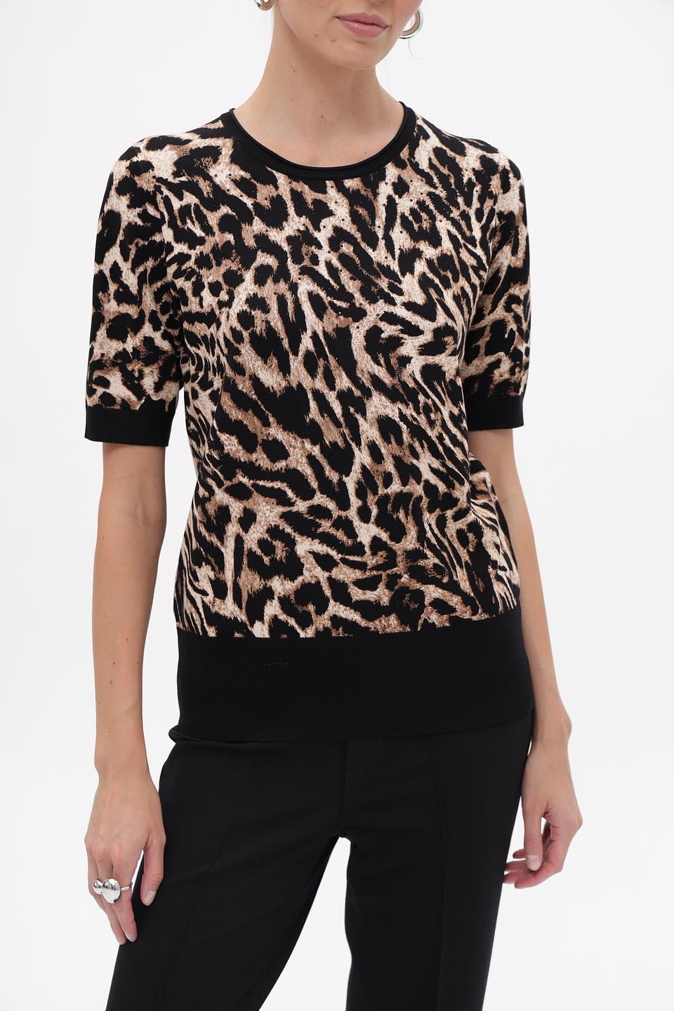 Пуловер Betty Barclay с леопардовым принтом