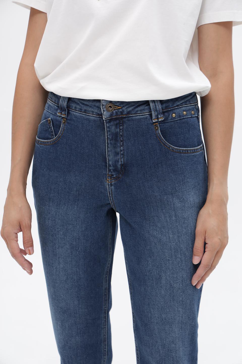 Джинсы прямые Marc Aurel синие