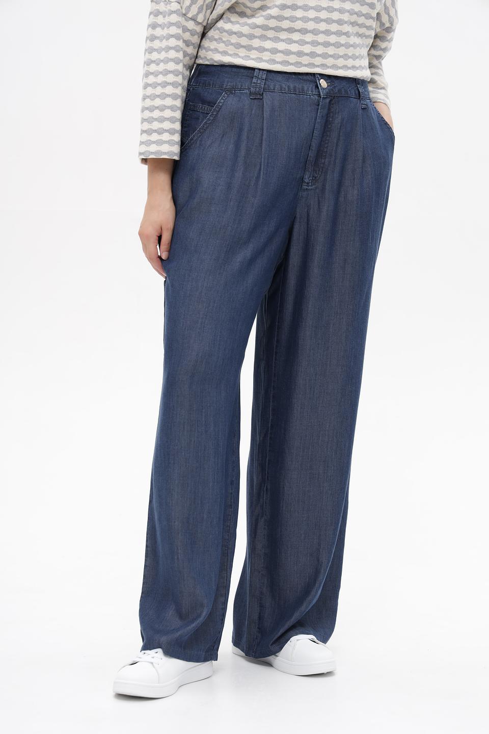 Брюки клёш Marc Aurel синие