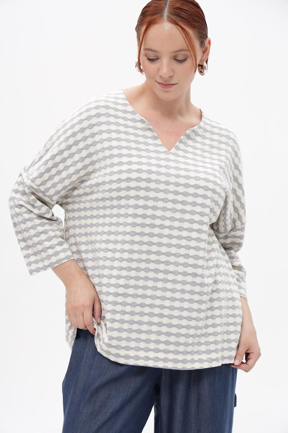 Пуловер Frapp с геометрическим принтом