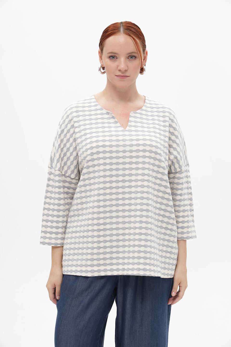 Пуловер Frapp с геометрическим принтом