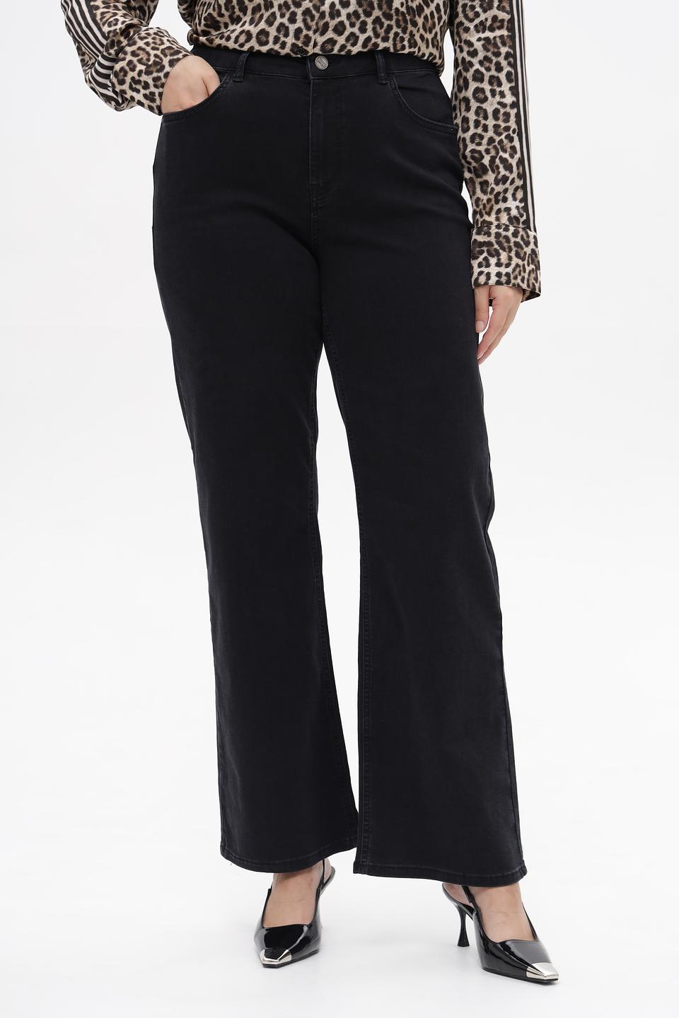 Джинсы Frapp клеш черные