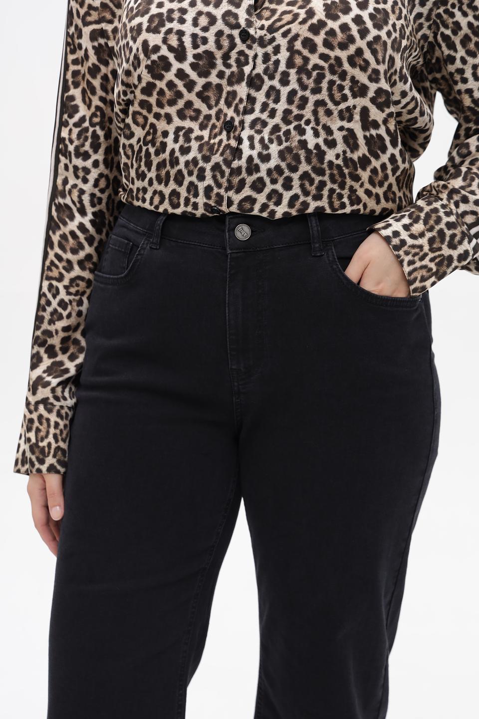 Джинсы Frapp клеш черные