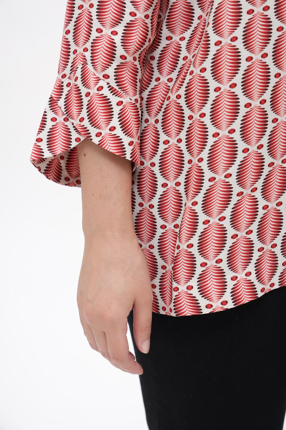 Блузка Frapp с геометричным принтом