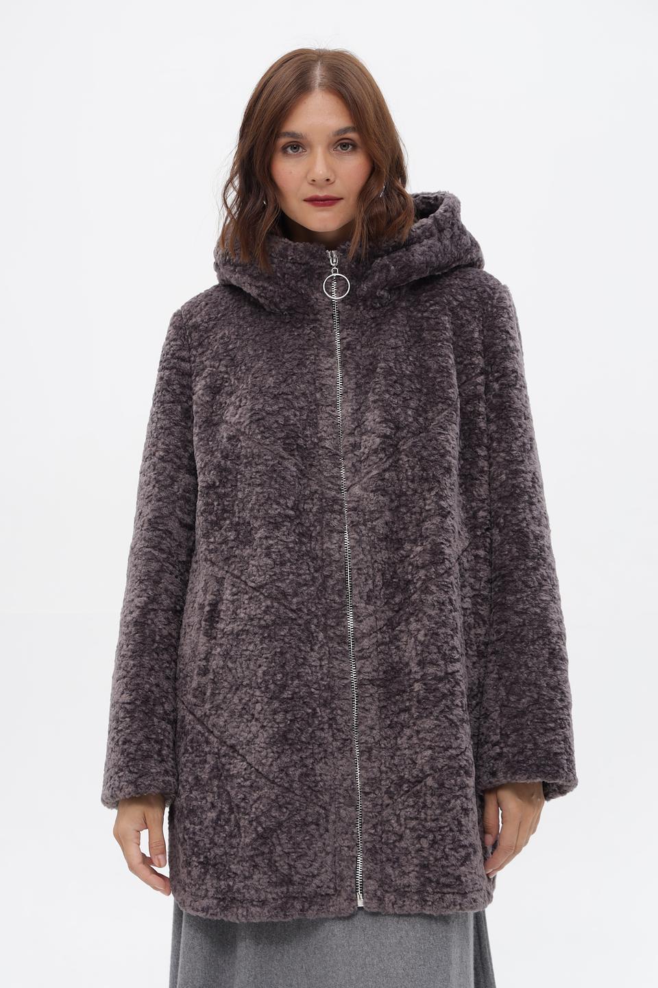 Шуба Electra style серая