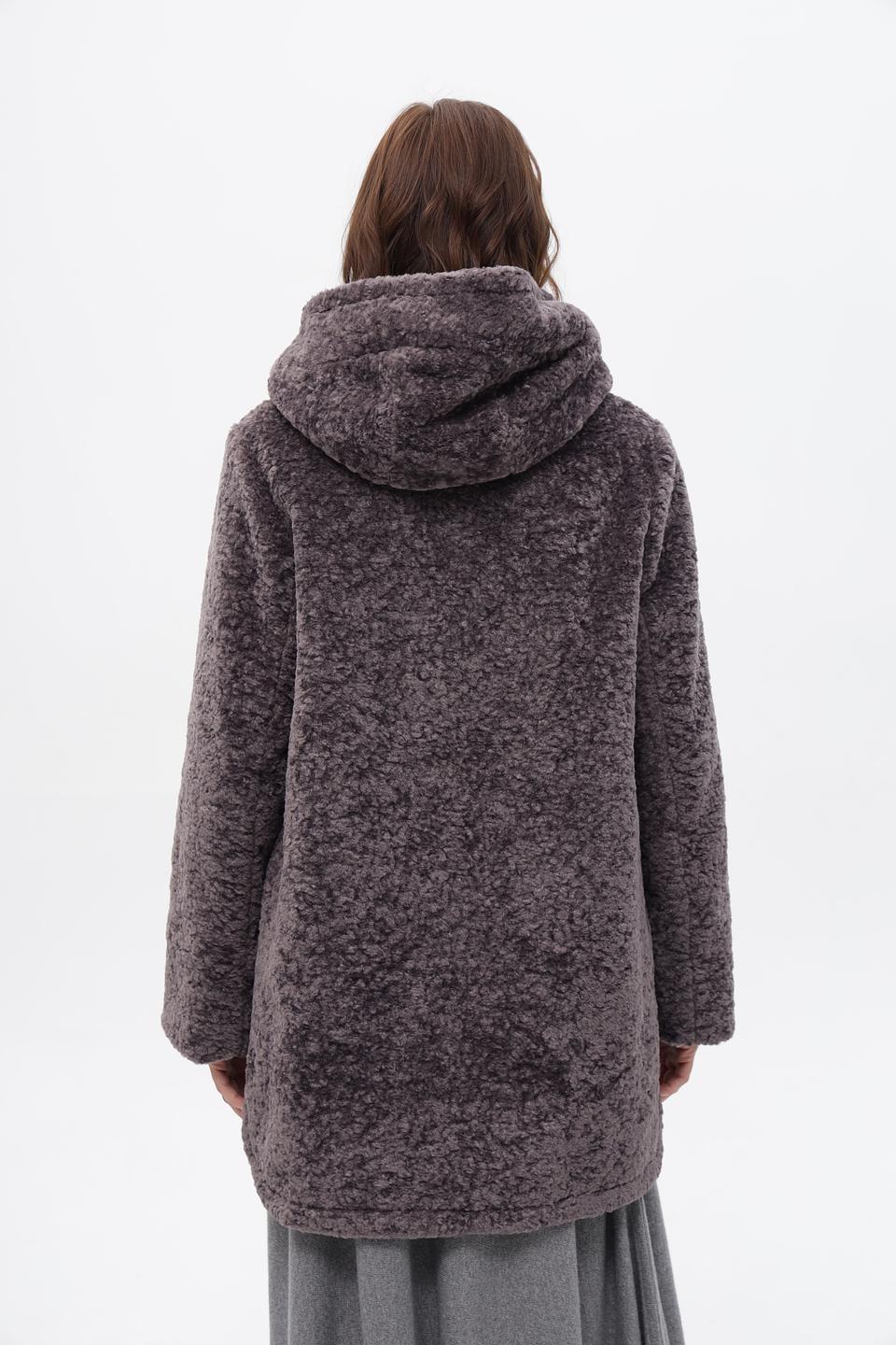 Шуба Electra style серая