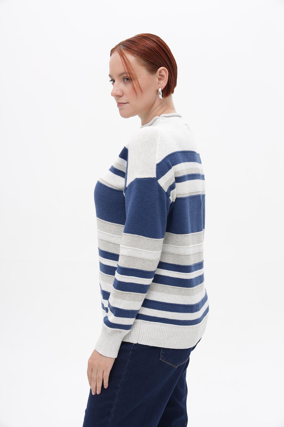 Пуловер Barbara Lebek в полоску