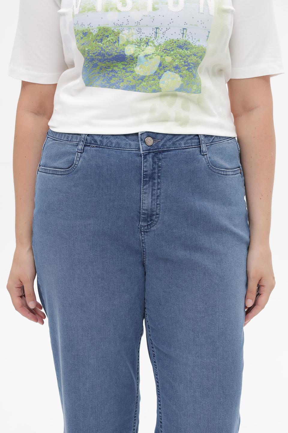 Джинсы Barbara Lebek широкие голубые