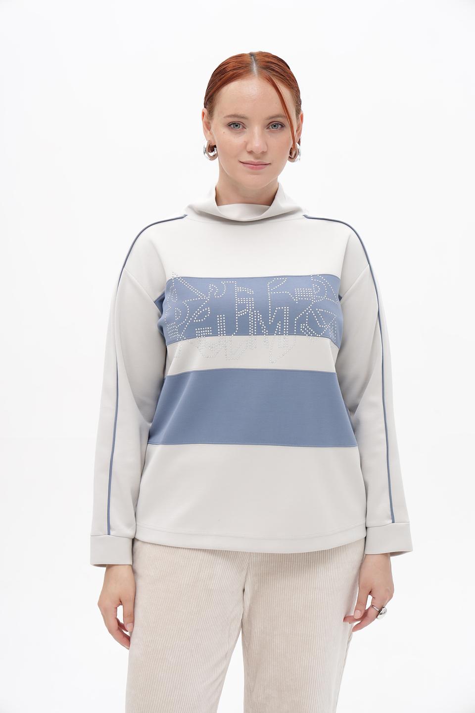 Пуловер Lebek с декором