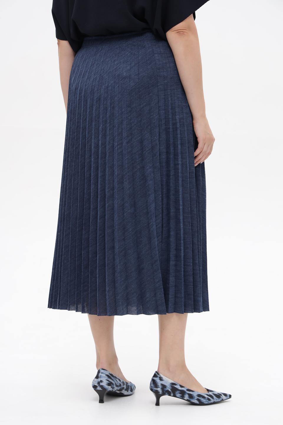 Юбка Margittes плиссированная синяя