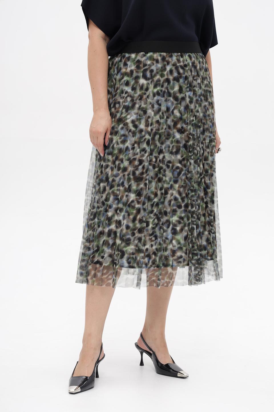Юбка Rabe collection с леопардовым принтом