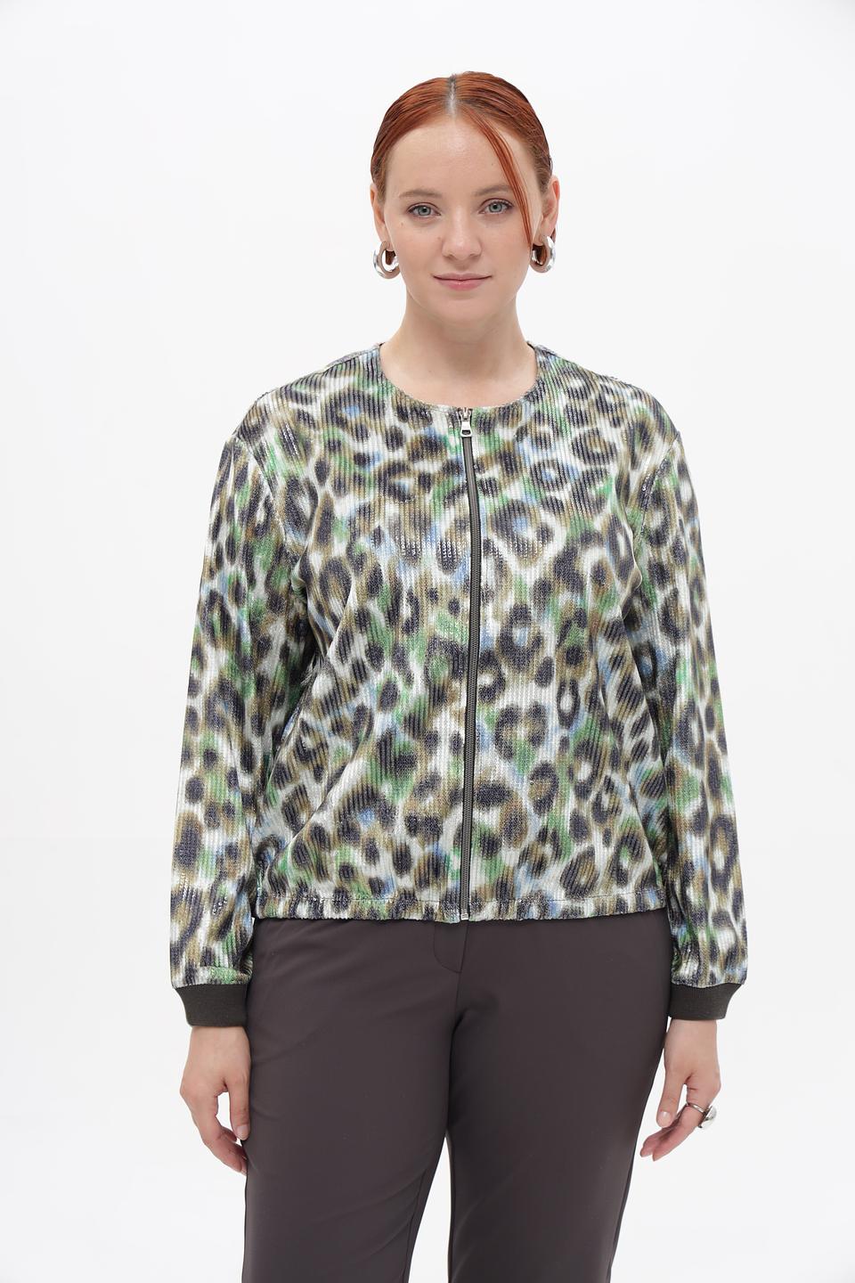 Жакет Rabe collection с леопардовым принтом