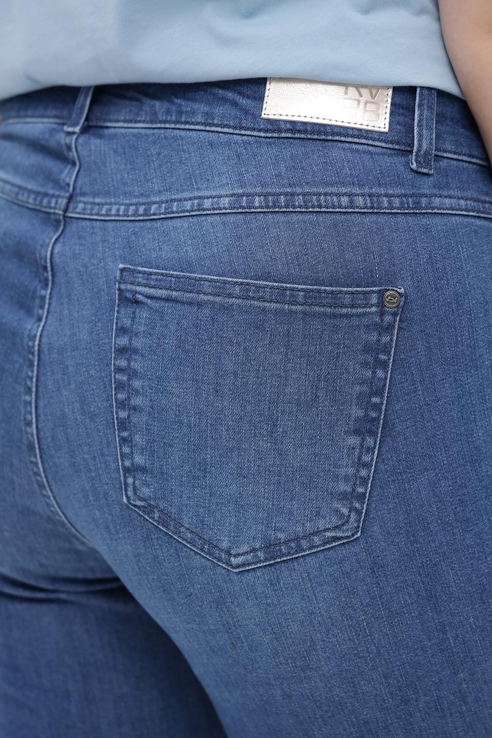 Джинсы укороченные Rabe collection с вышивкой