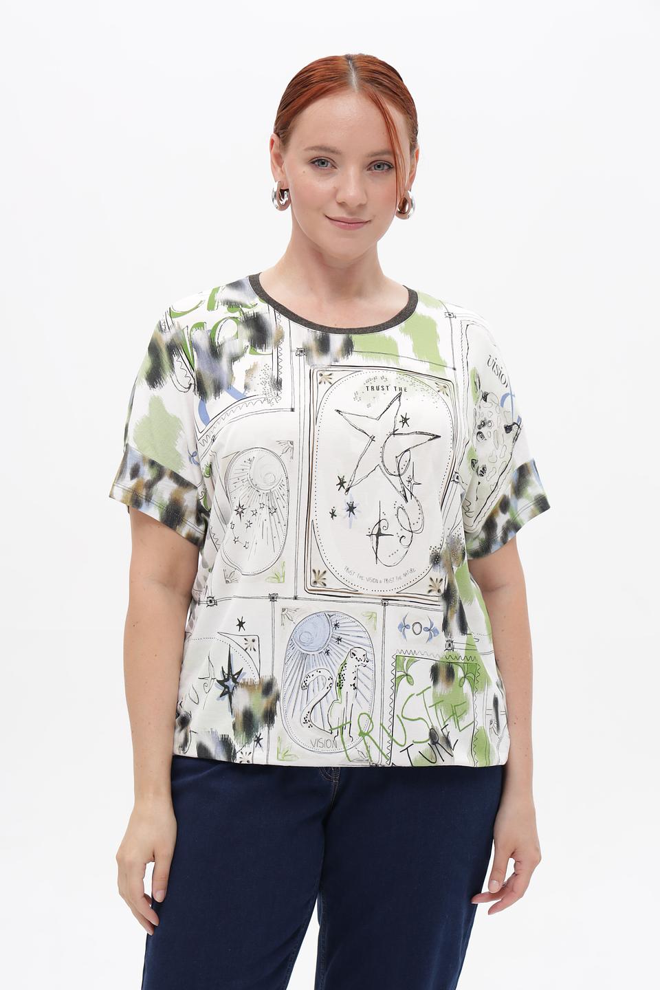 Футболка Rabe collection с принтом