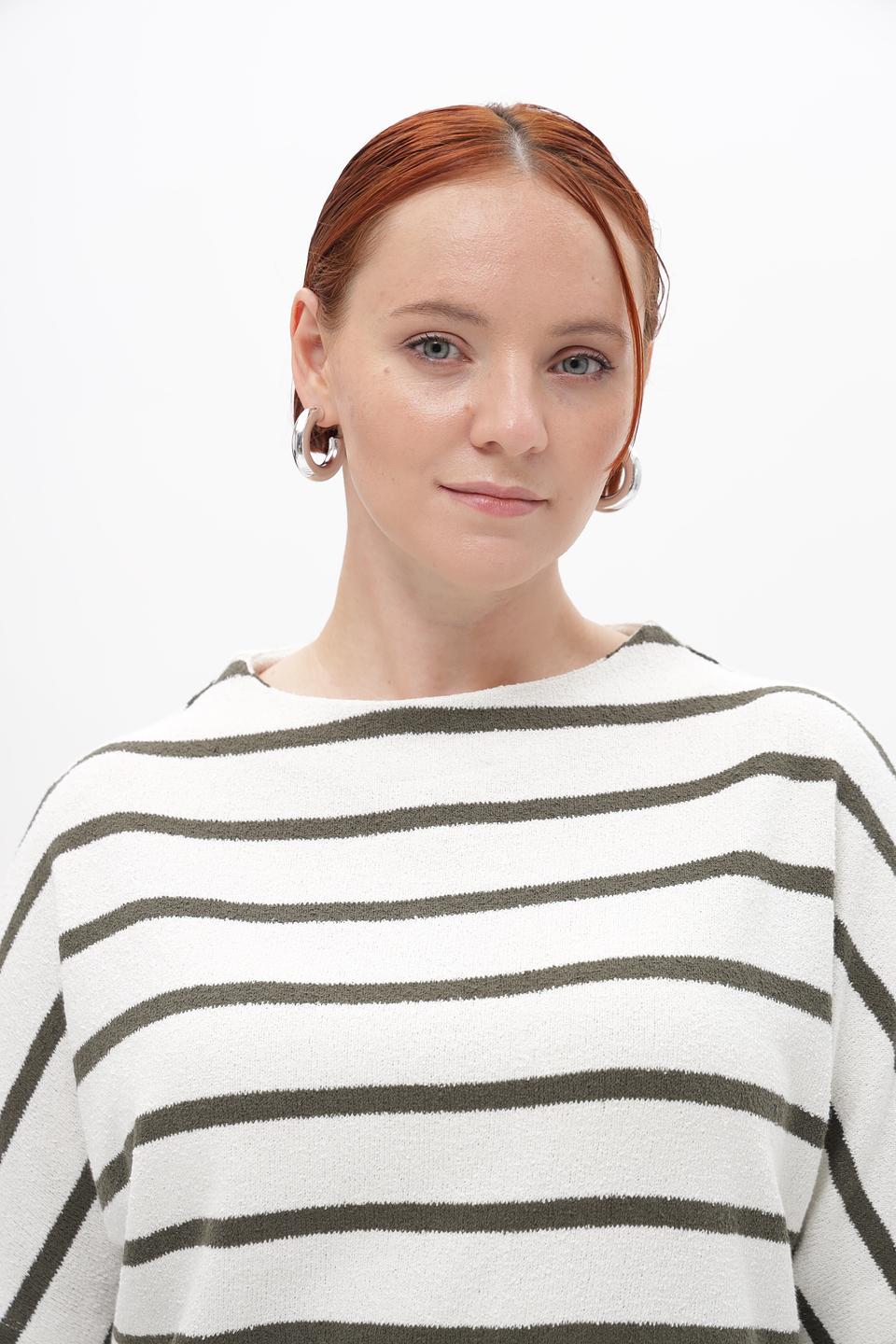 Пуловер Rabe collection в полоску