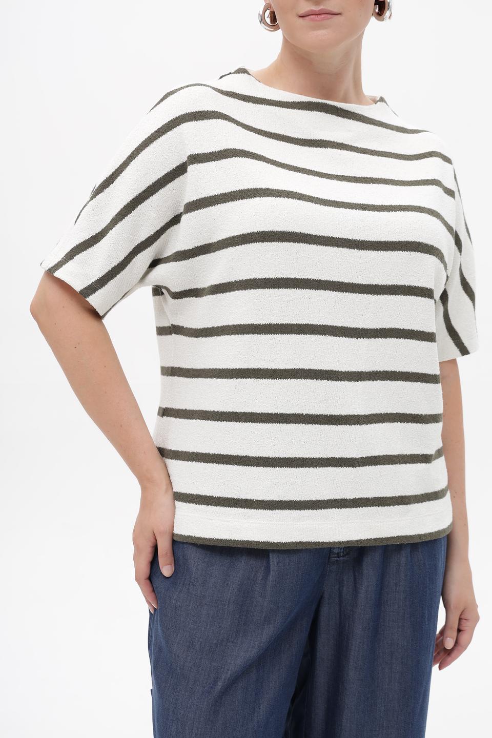 Пуловер Rabe collection в полоску