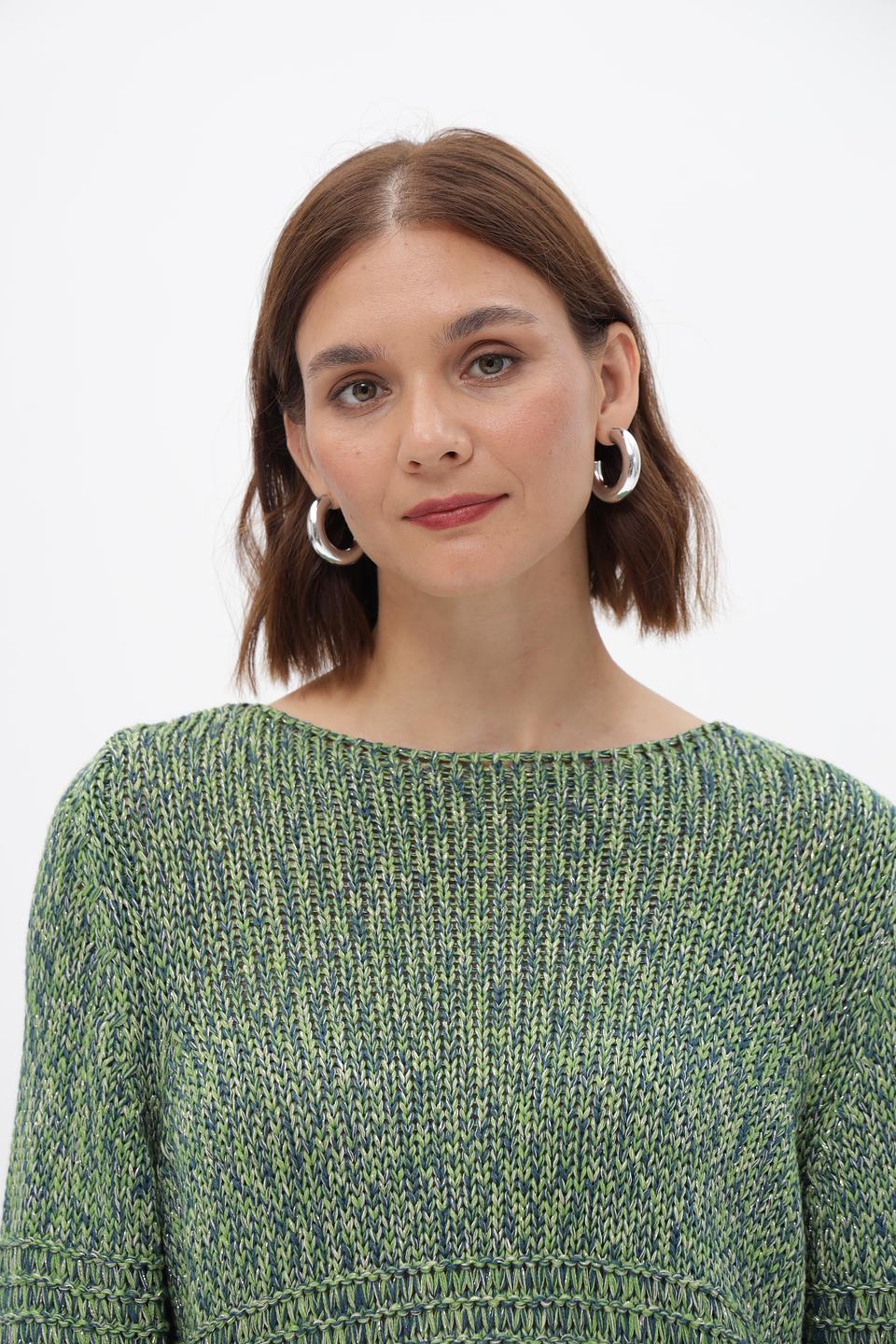 Пуловер Rabe collection женский зеленый