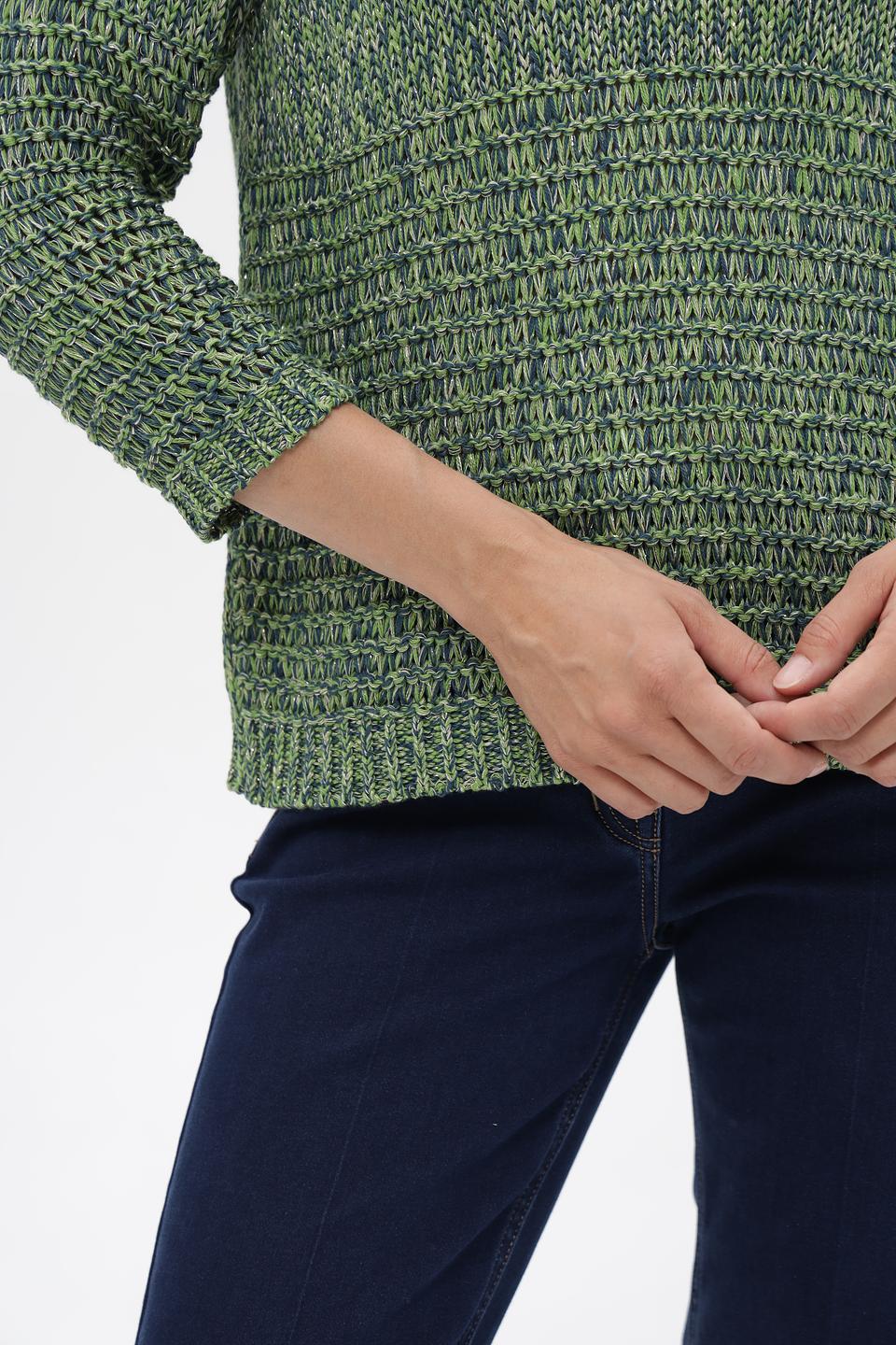 Пуловер Rabe collection женский зеленый