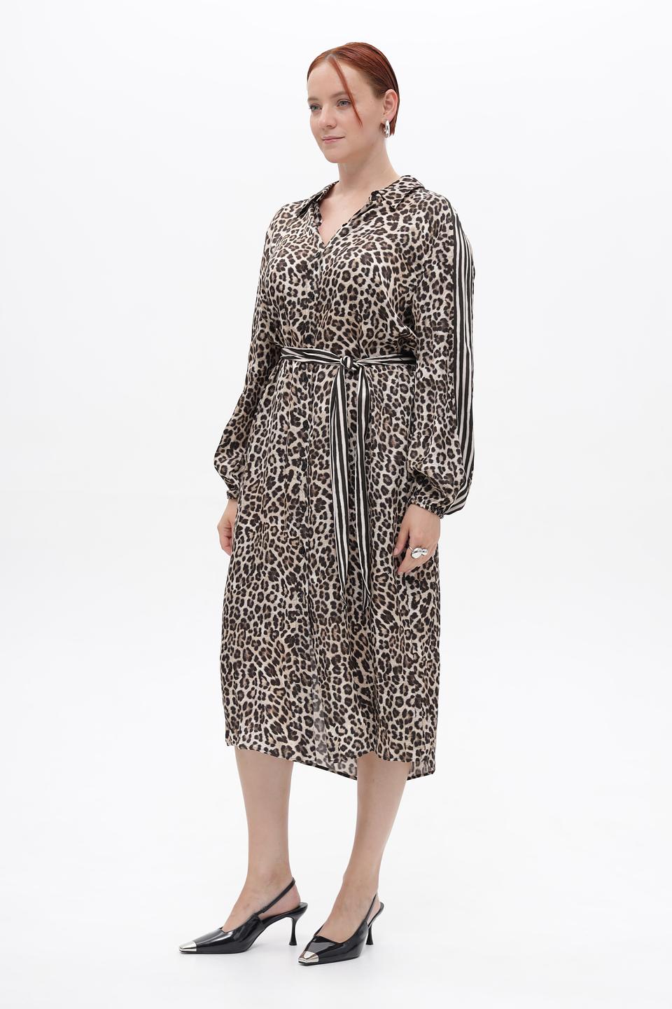 Платье Marc Aurel с леопардовым принтом