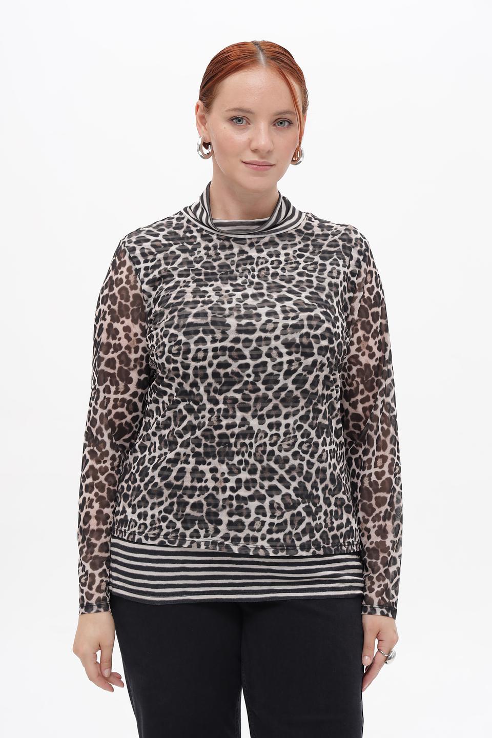 Блузка Marc Aurel с леопардовым принтом