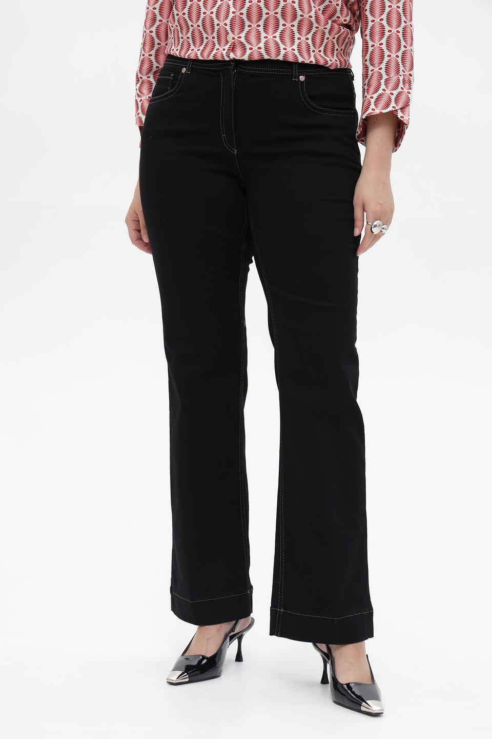 Джинсы ZRS с контрастной отделкой