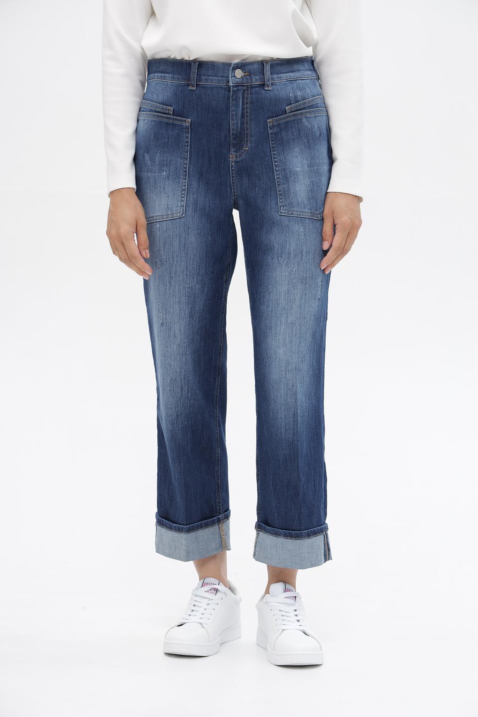 Джинсы Angels с карманами, синие