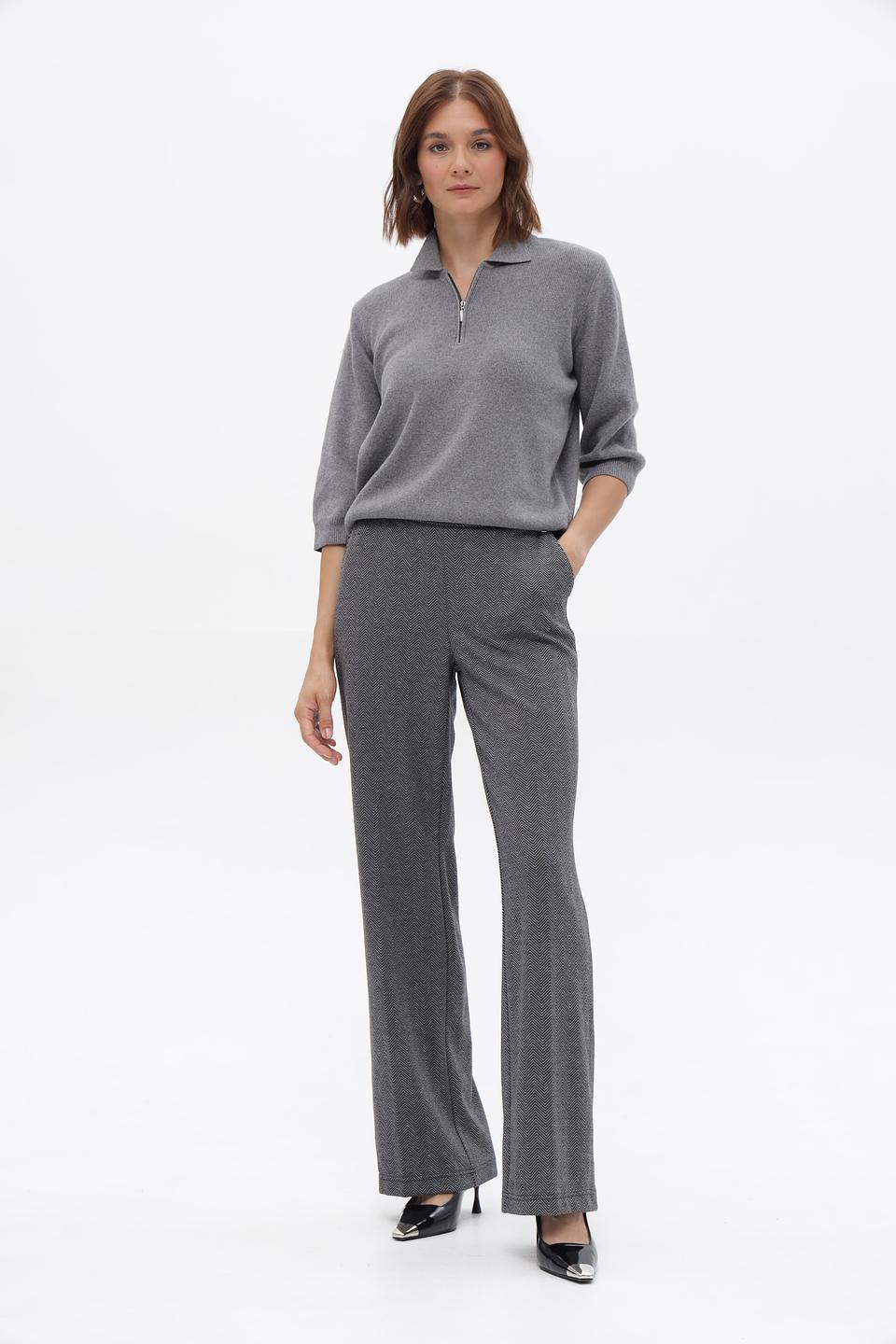 Брюки Angels в клетку серые