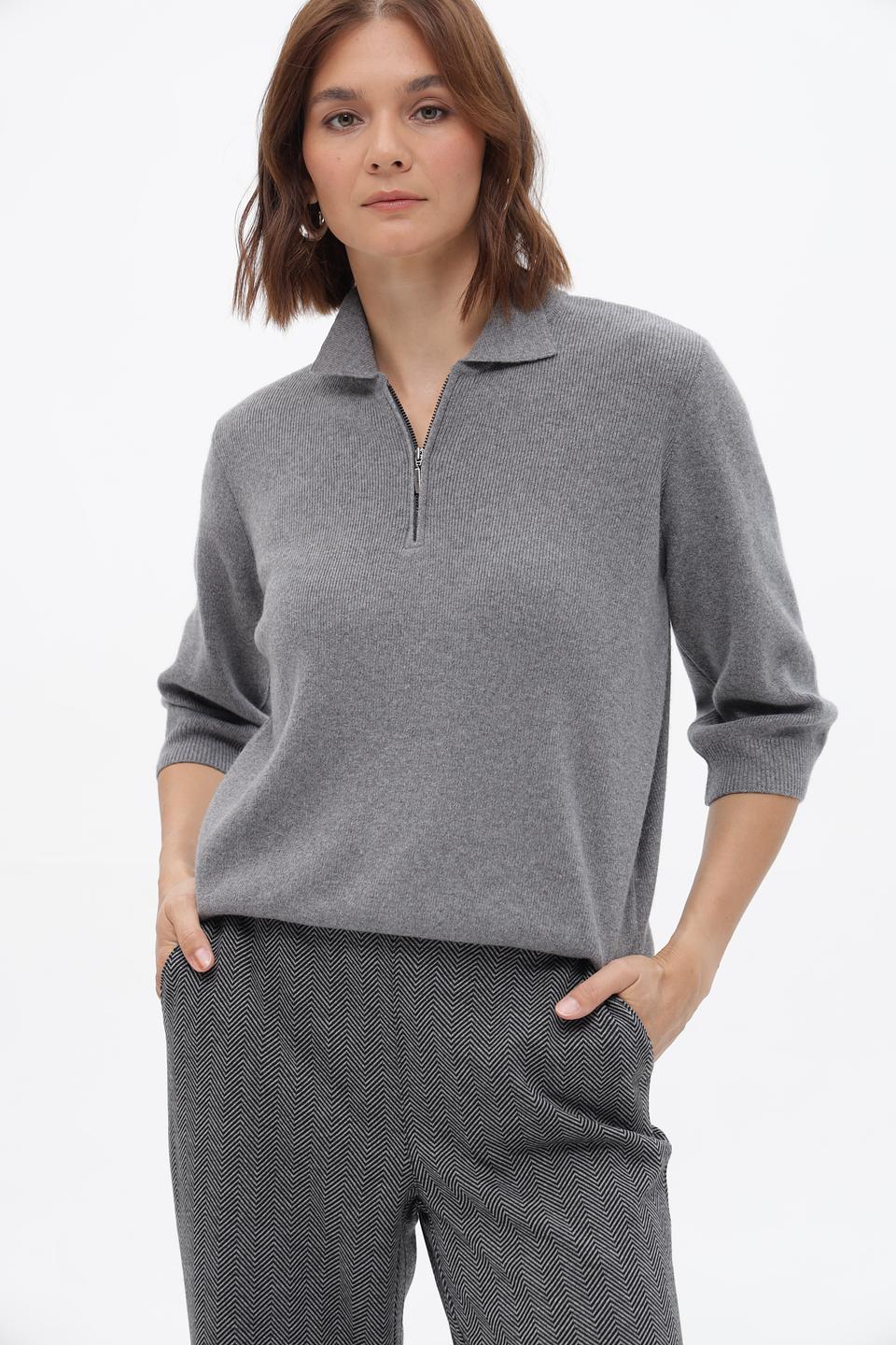 Пуловер Bugatti с воротником